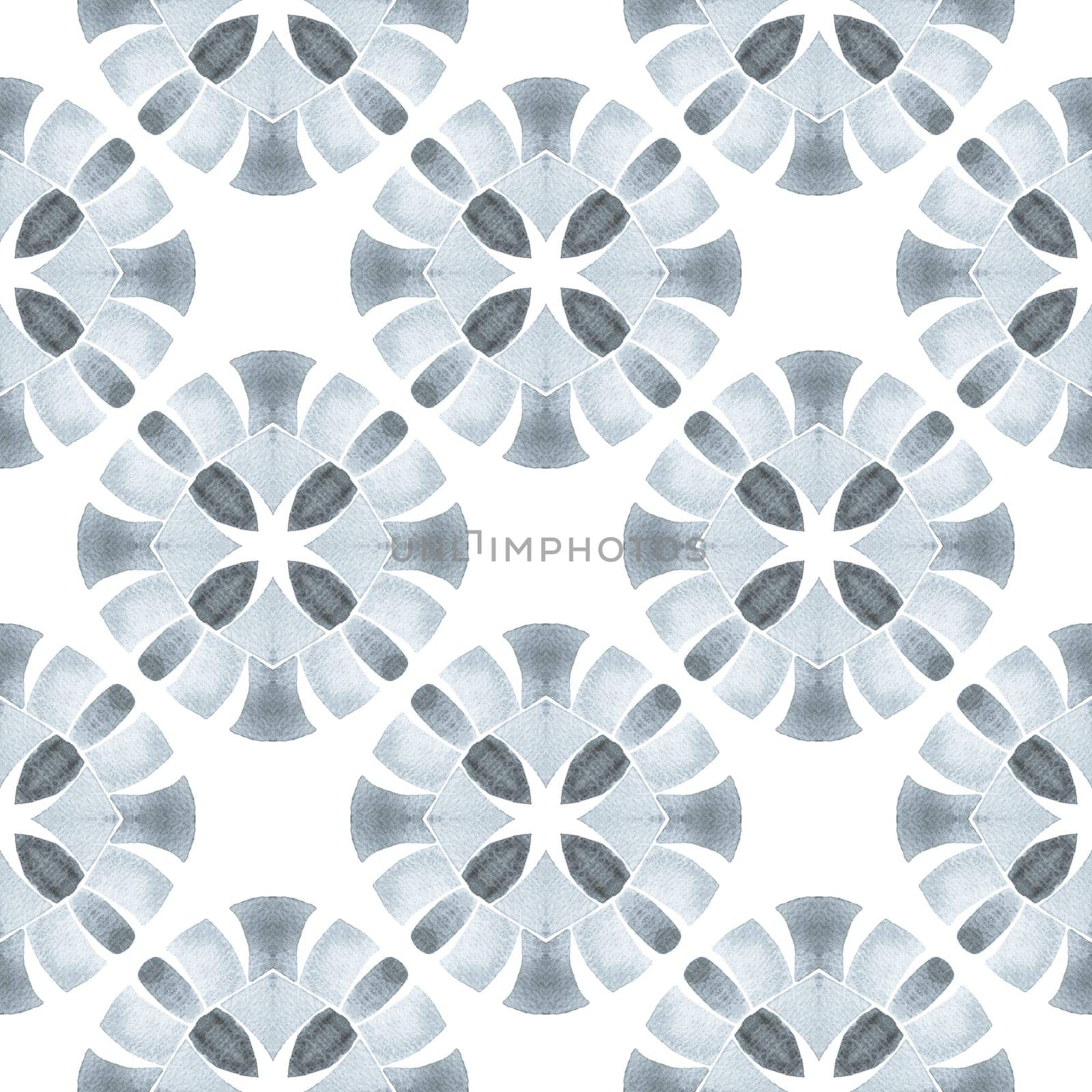 Hand drawn tropical seamless border. Black and white gorgeous boho chic summer design. Tropical seamless pattern. Textile ready flawless print, swimwear fabric, wallpaper, wrapping.