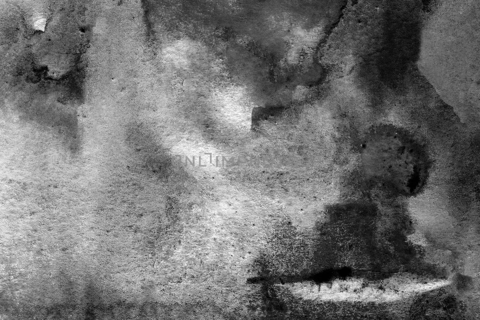 Black and white monochrome watercolor texture
