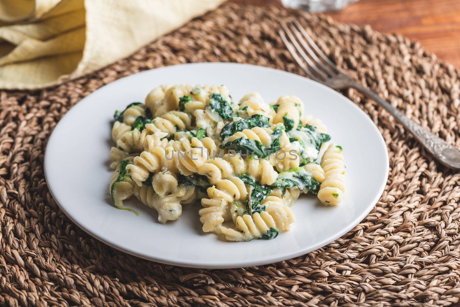 Spinach Pasta with Ricotta by Seva_blsv