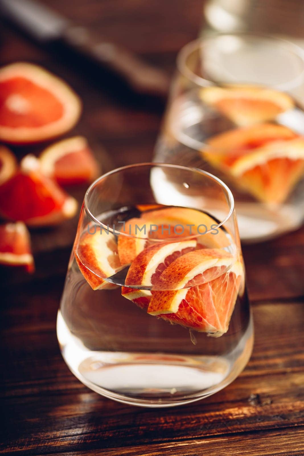 Water infused with red oranges by Seva_blsv