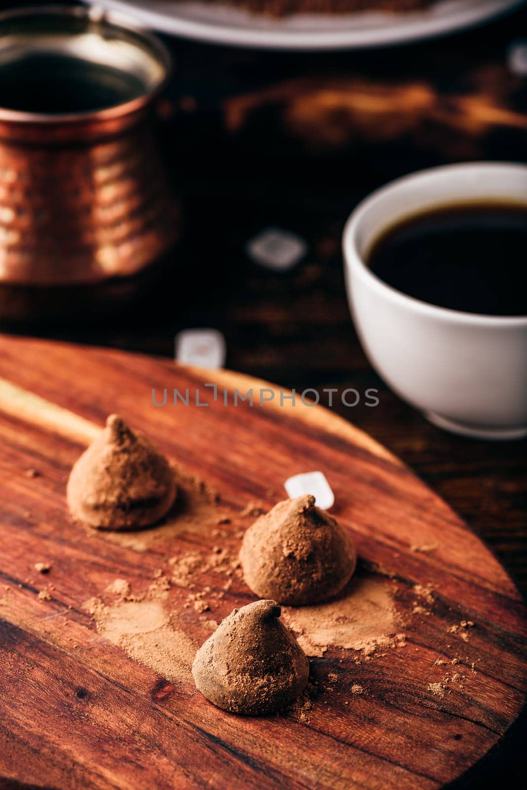 Homemade chocolate truffles by Seva_blsv