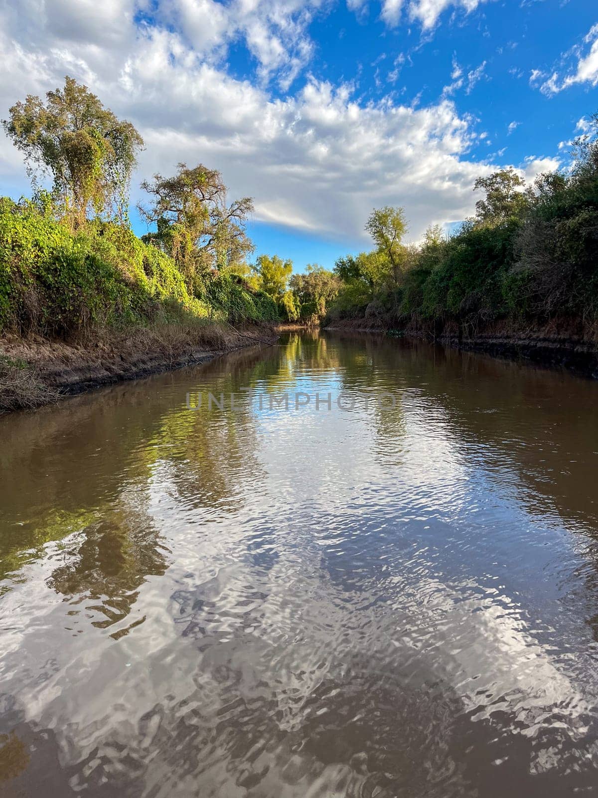 The arm of the Rio Prana near Rosario, sunny afternoon. by VeroDibe