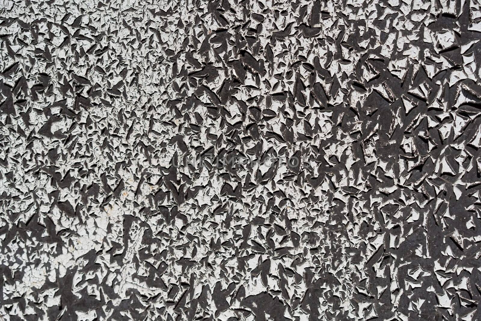 texture of black and white metal painted wall