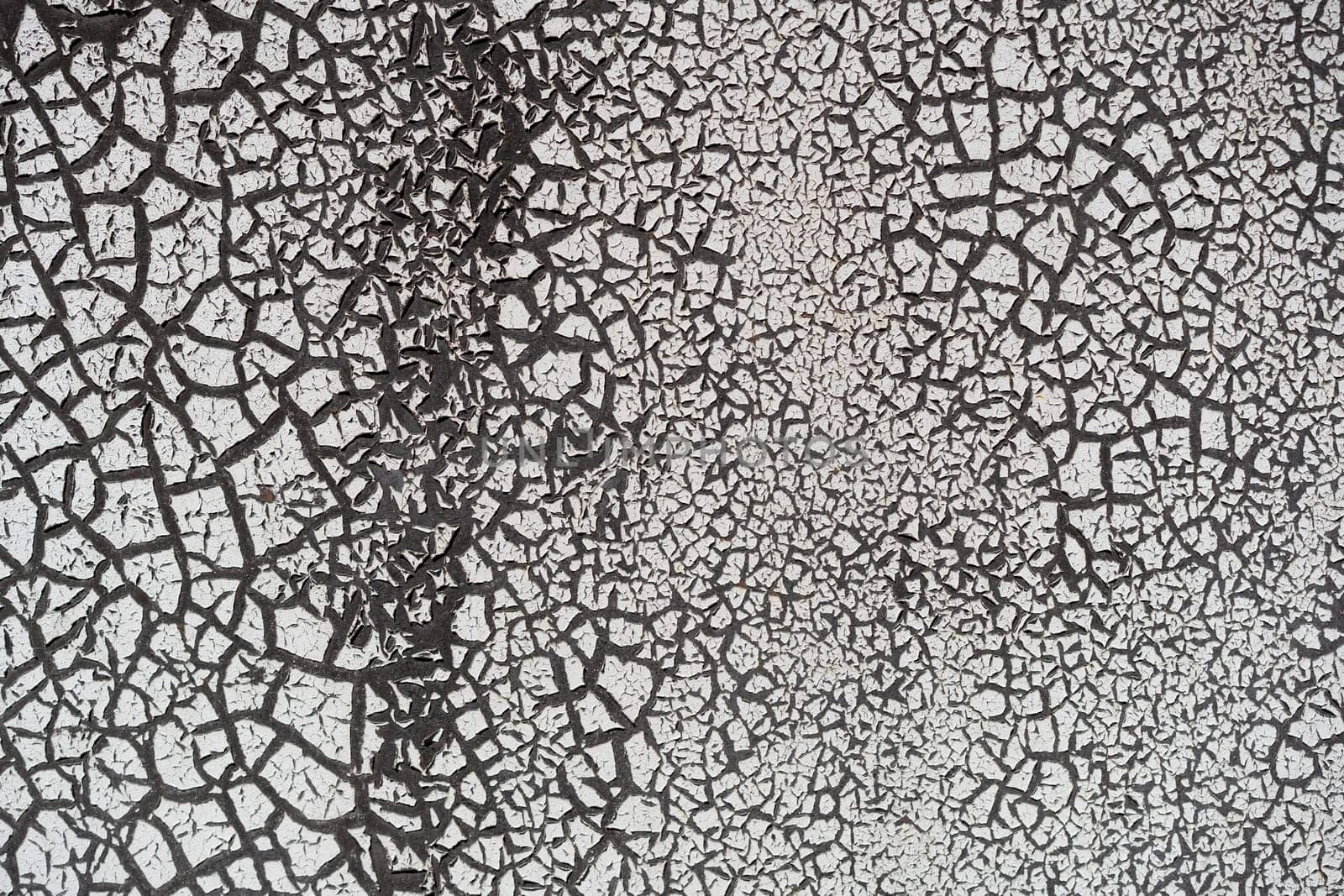 texture of black and white metal painted wall