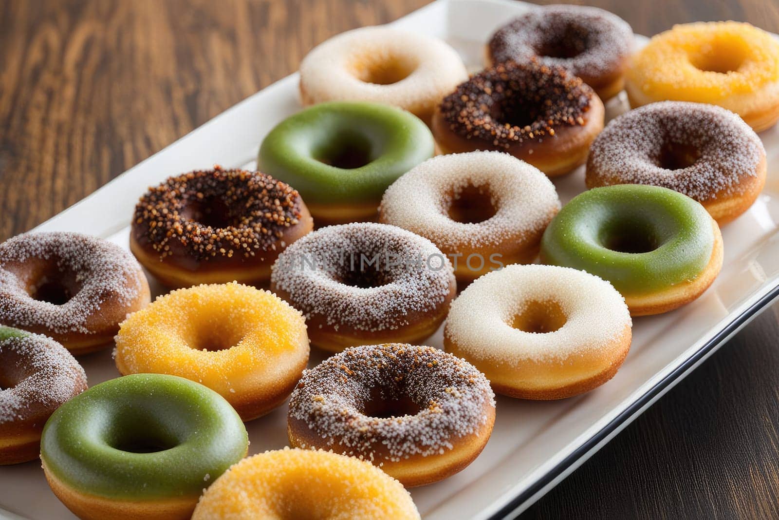 mochi donut combines the texture of Japanese mochi with the taste of classic donuts. They have a soft, chewy consistency. The main ingredient is rice flour .