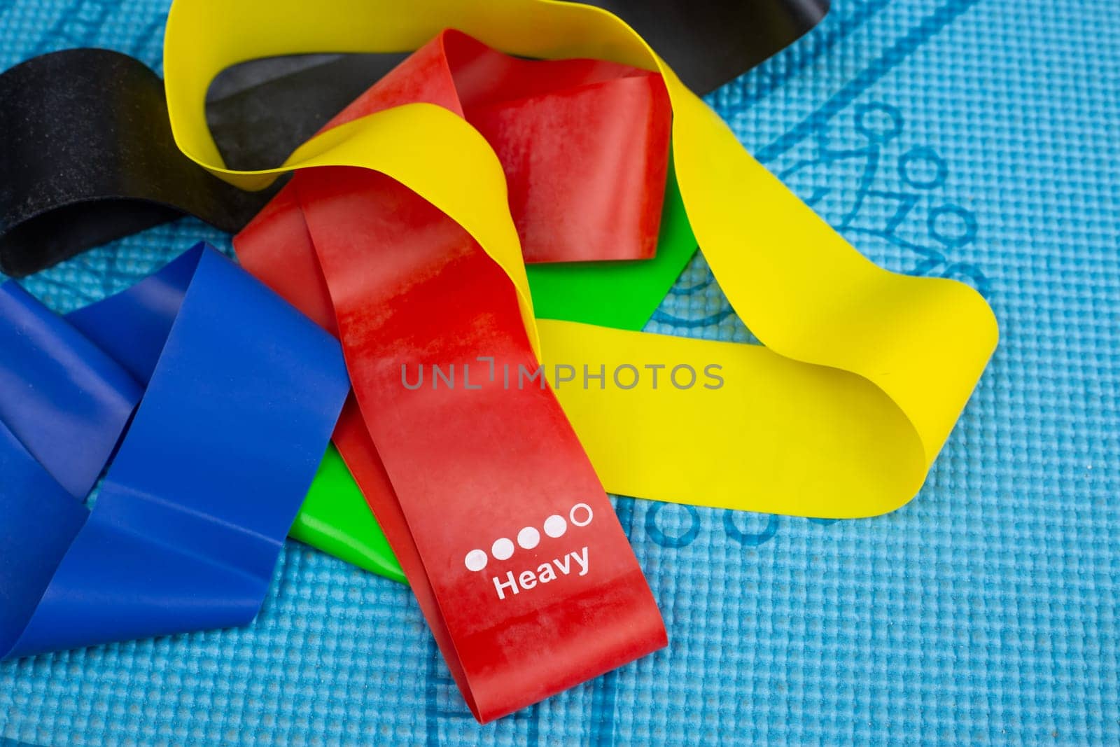 Sports rubber bands for creating tension during training exercises by timurmalazoniia