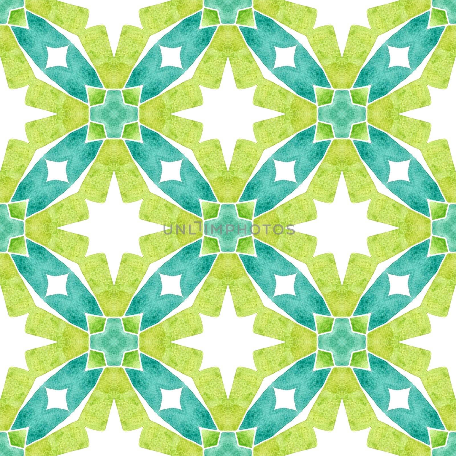 Arabesque hand drawn design. Green neat boho chic summer design. Textile ready modern print, swimwear fabric, wallpaper, wrapping. Oriental arabesque hand drawn border.