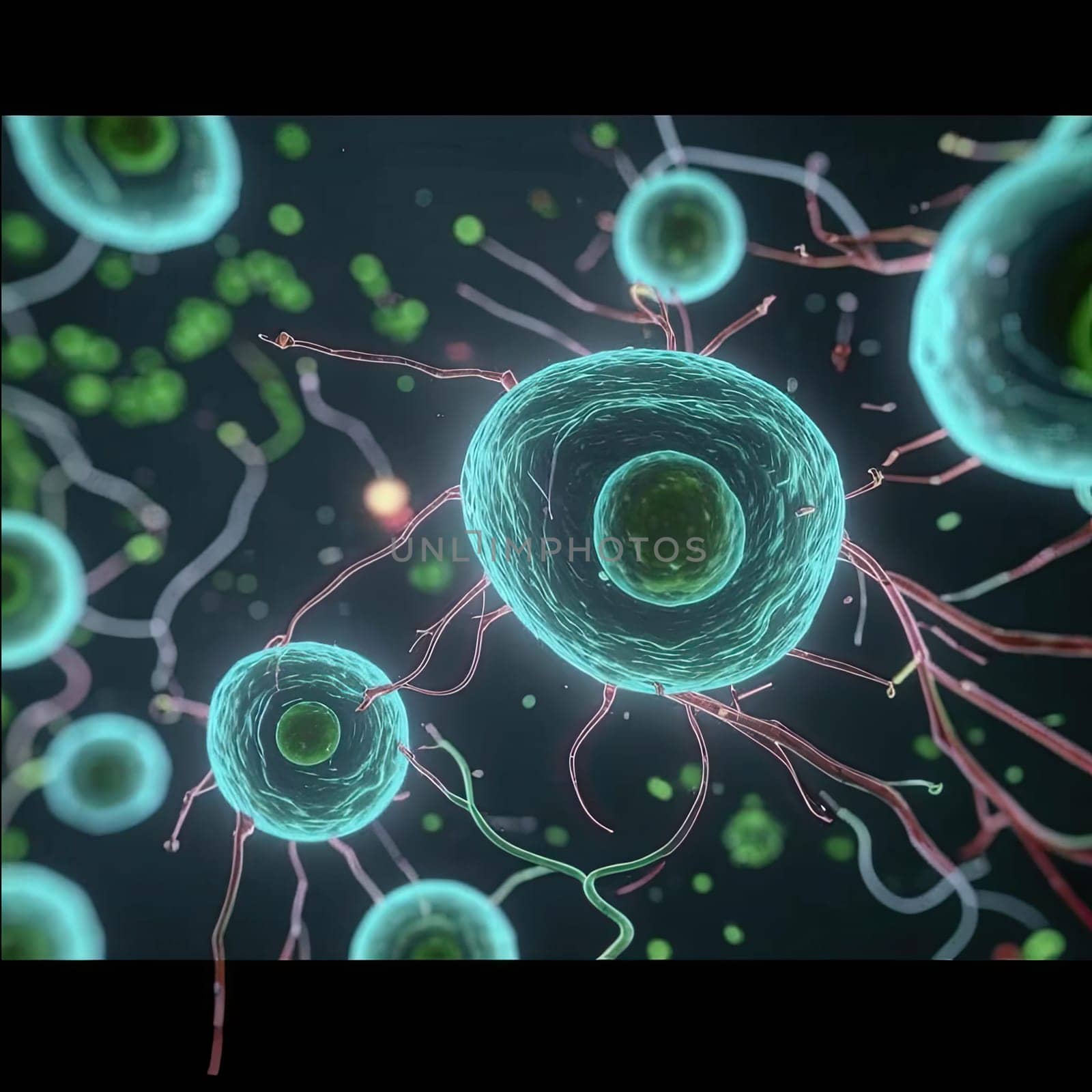 Illustration of a set of cells. Reproduction technologies. In vitro gametogenesis. This technique transforms skin cells into induced stem cells, which can then be turned into eggs and sperm.