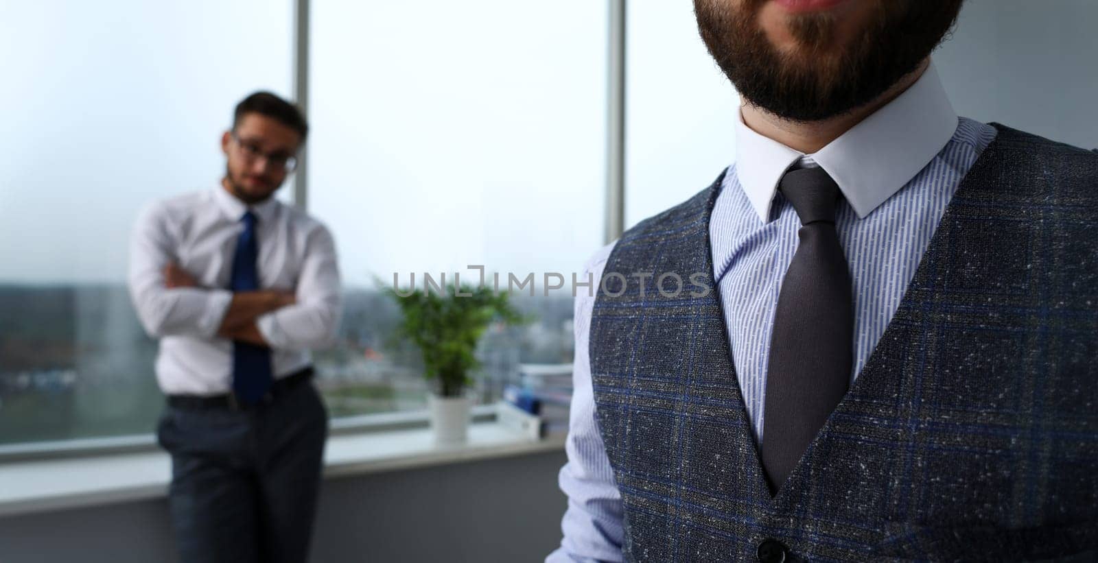 Male arm in blue suit set tie closeup. White collar management job serious move secretary student luxury formal interview executive agent marriage store corporate elegance employment preparation