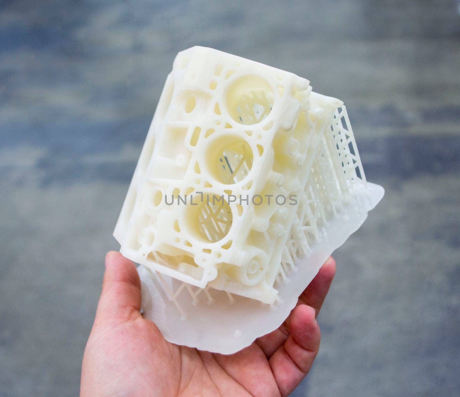 Detailed models form of internal combustion engine printed 3D printer polymer by Mari1408