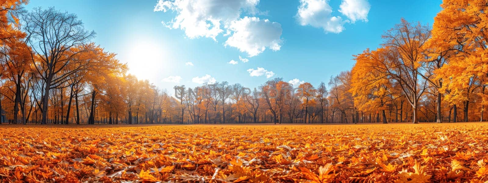 Autumn mood and falling leaves by Ciorba