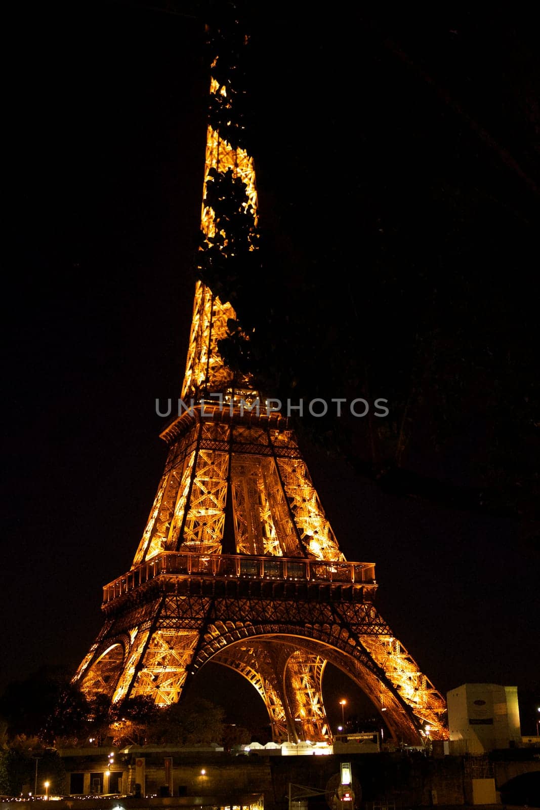 Paris, France Eiffel Tower in the evening. High quality photo