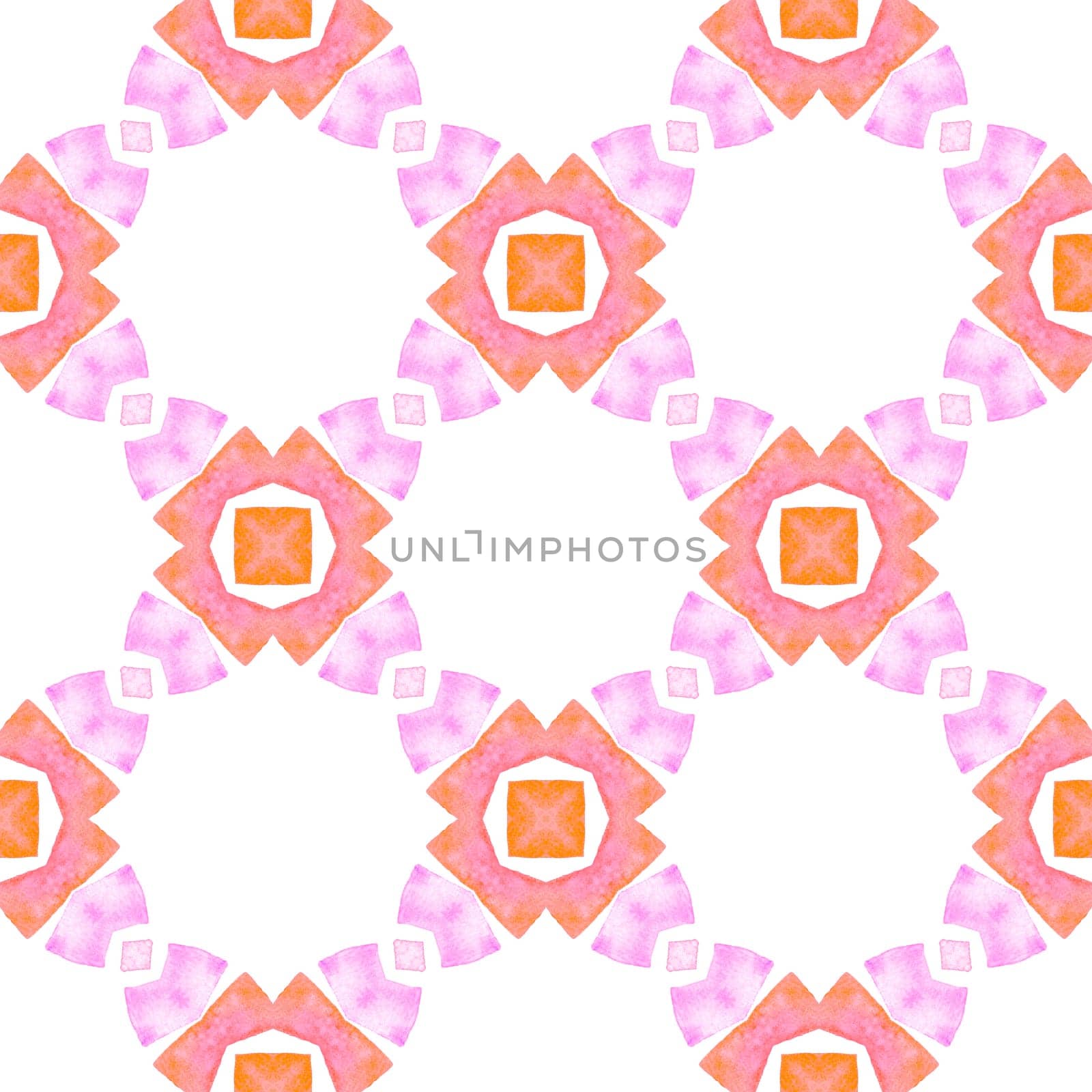Textile ready positive print, swimwear fabric, wallpaper, wrapping. Orange stunning boho chic summer design. Hand drawn tropical seamless border. Tropical seamless pattern.