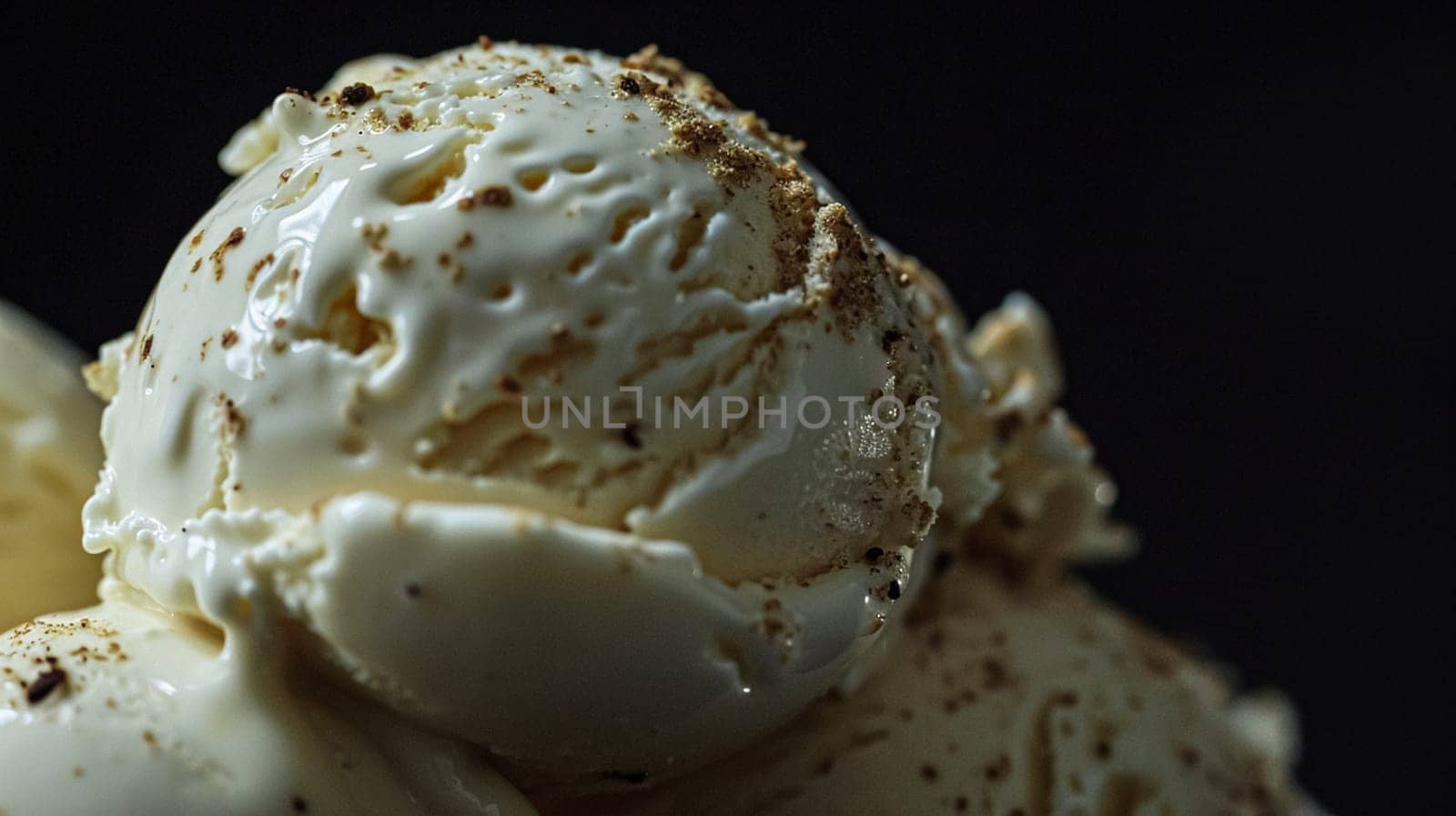 Ice cream commercial, macro food texture background design