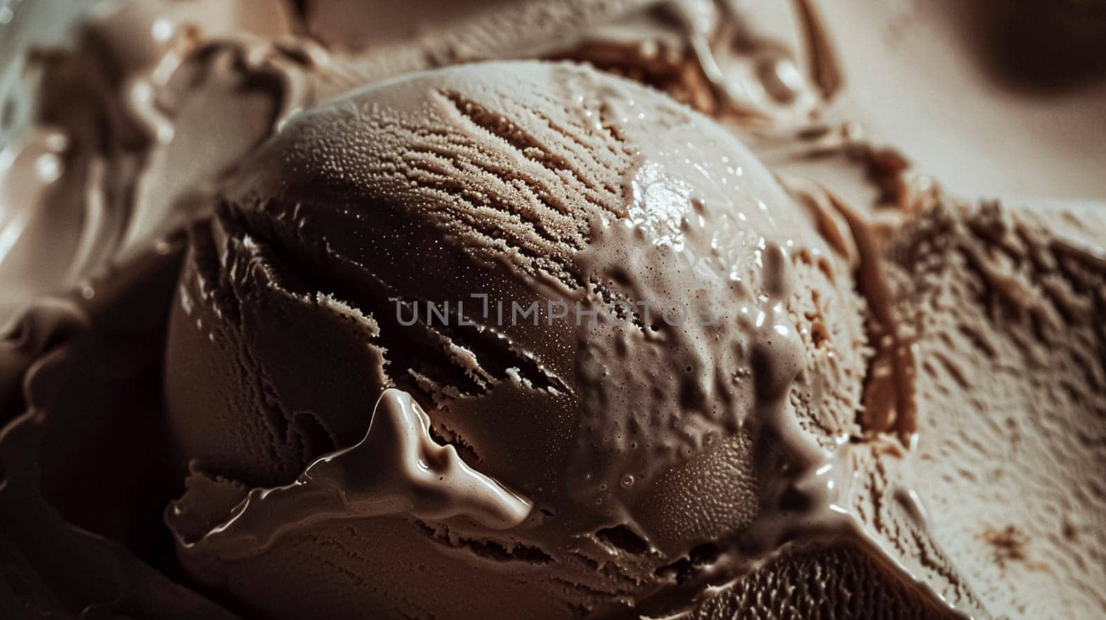 Ice cream commercial, macro food texture background design