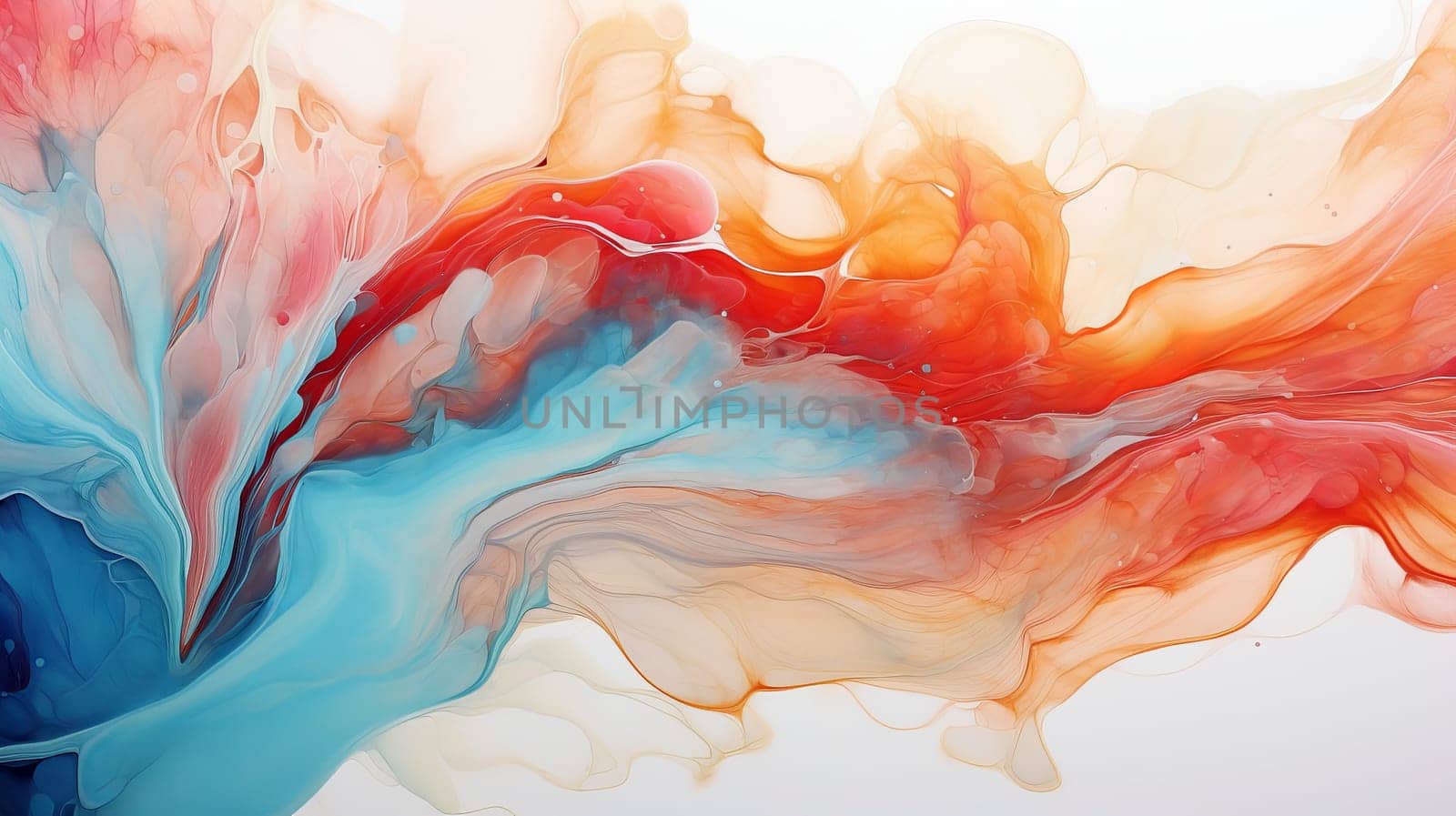 Marble abstract acrylic background. Ai art. High quality photo