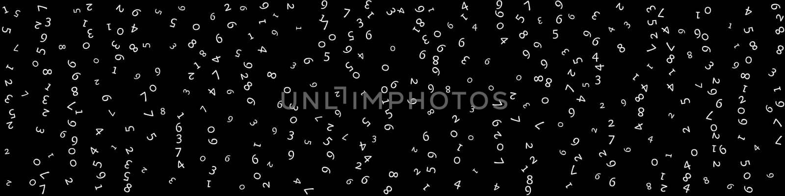 Scattered letters of latin alphabet. Colorful childish floating characters of English language. Foreign languages study concept. Back to school banner .