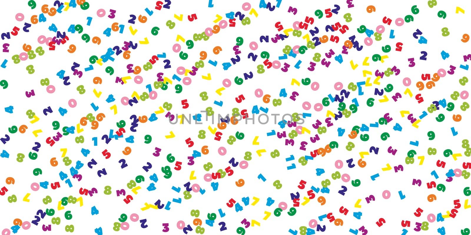 Falling letters of English language. Colorful childish flying characters of Latin alphabet. Foreign languages study concept. Back to school banner .