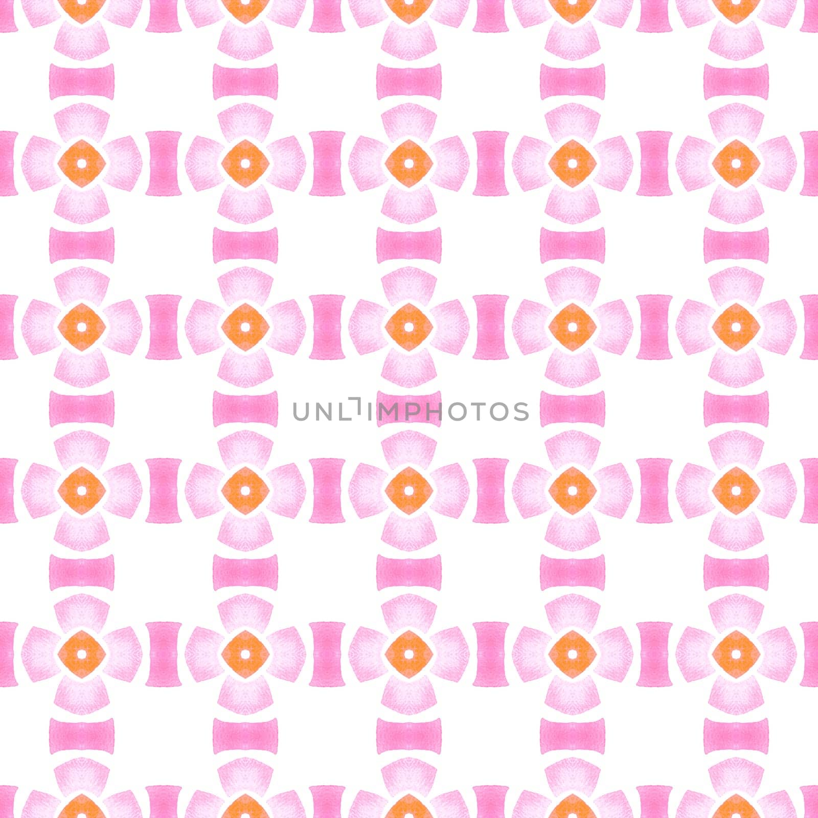 Striped hand drawn design. Orange delightful boho chic summer design. Textile ready bold print, swimwear fabric, wallpaper, wrapping. Repeating striped hand drawn border.