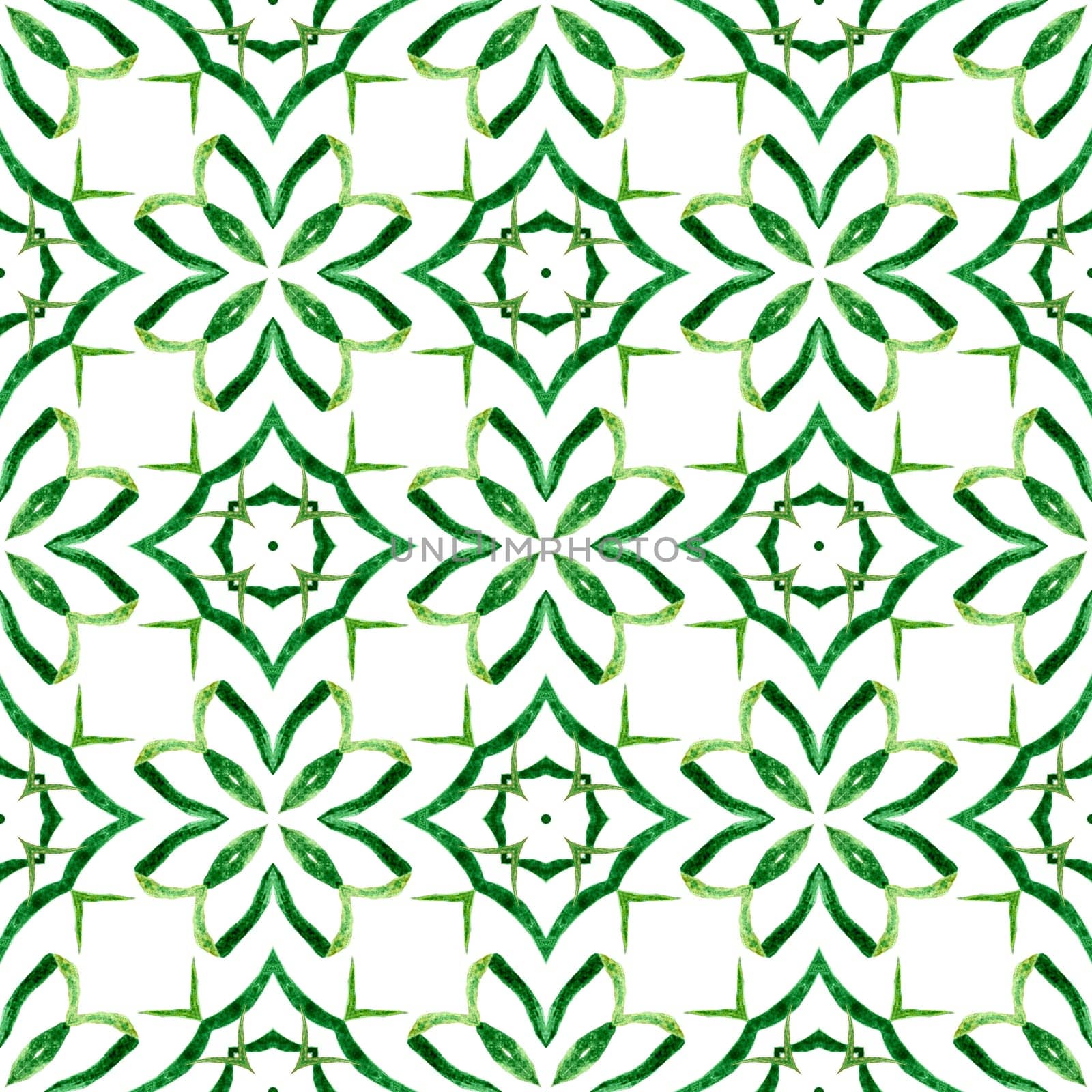 Arabesque hand drawn design. Green eminent boho chic summer design. Textile ready mind-blowing print, swimwear fabric, wallpaper, wrapping. Oriental arabesque hand drawn border.