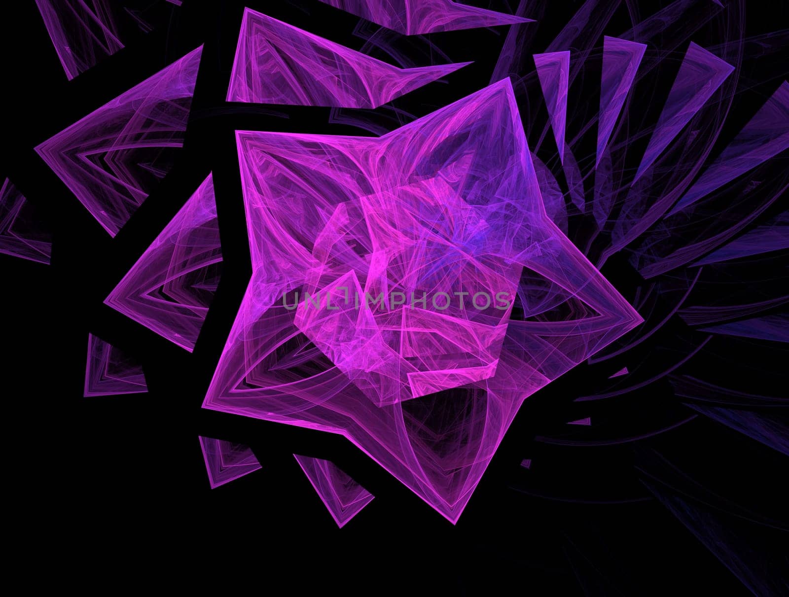 Imaginatory lush fractal texture image abstract background