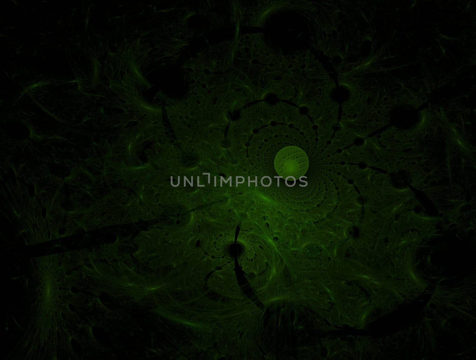 Imaginatory lush fractal texture image abstract background