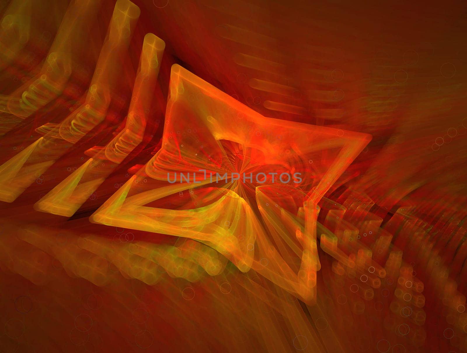 Imaginatory lush fractal texture image abstract background