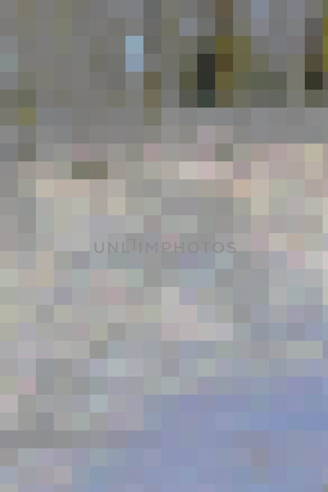 Abstract 3d square pixel geometric background or cube pattern. Vertical illustration of a background made of square pixels of different colors.