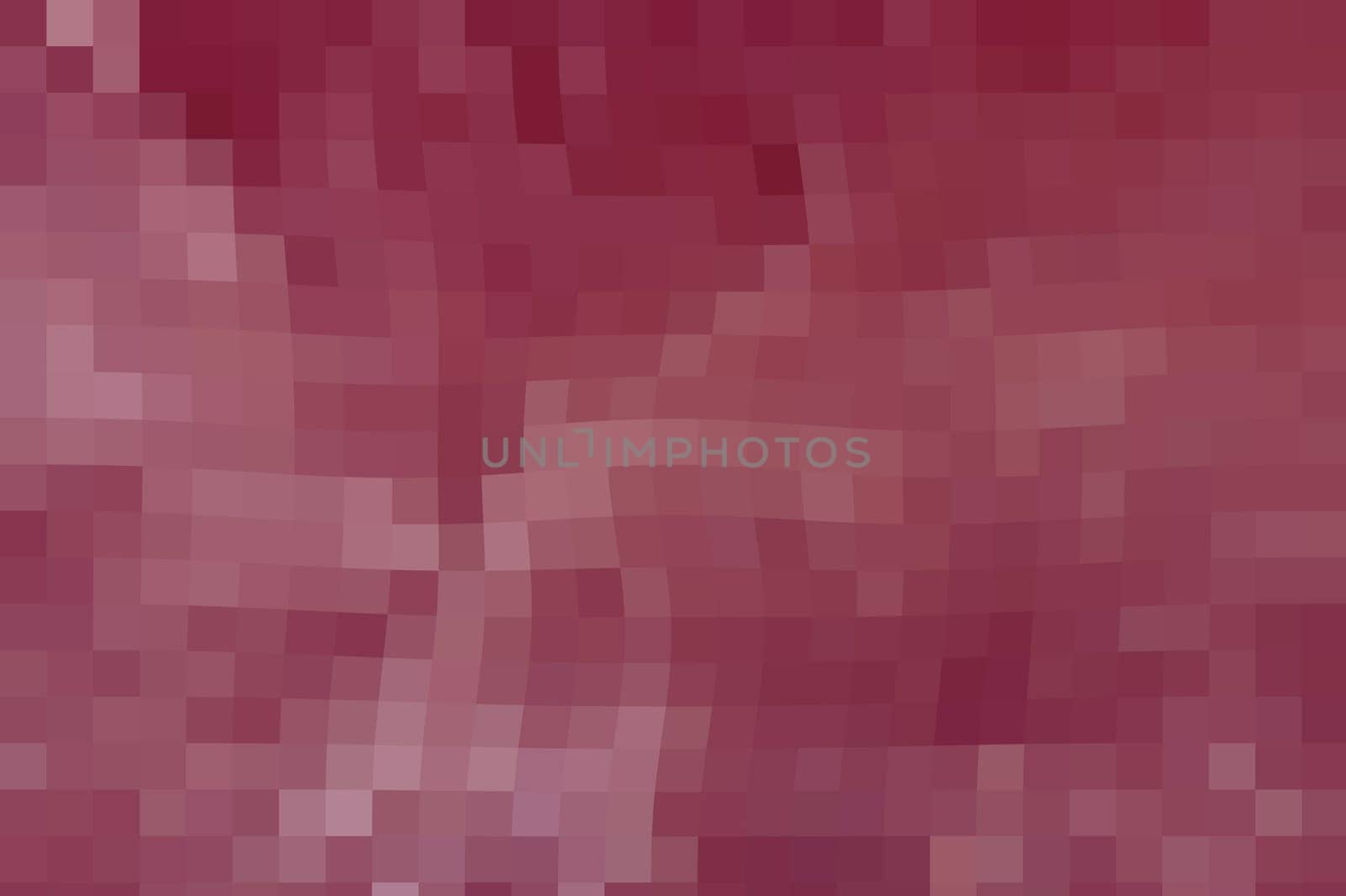 Futuristic gradient background made of red square pixels. Background for design with copy space.