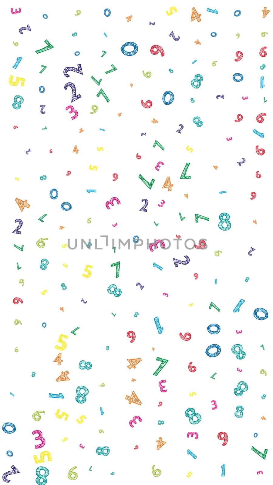 Concept of school background. Colorful childish falling letters of English language. Foreign languages study concept. Back to school banner .