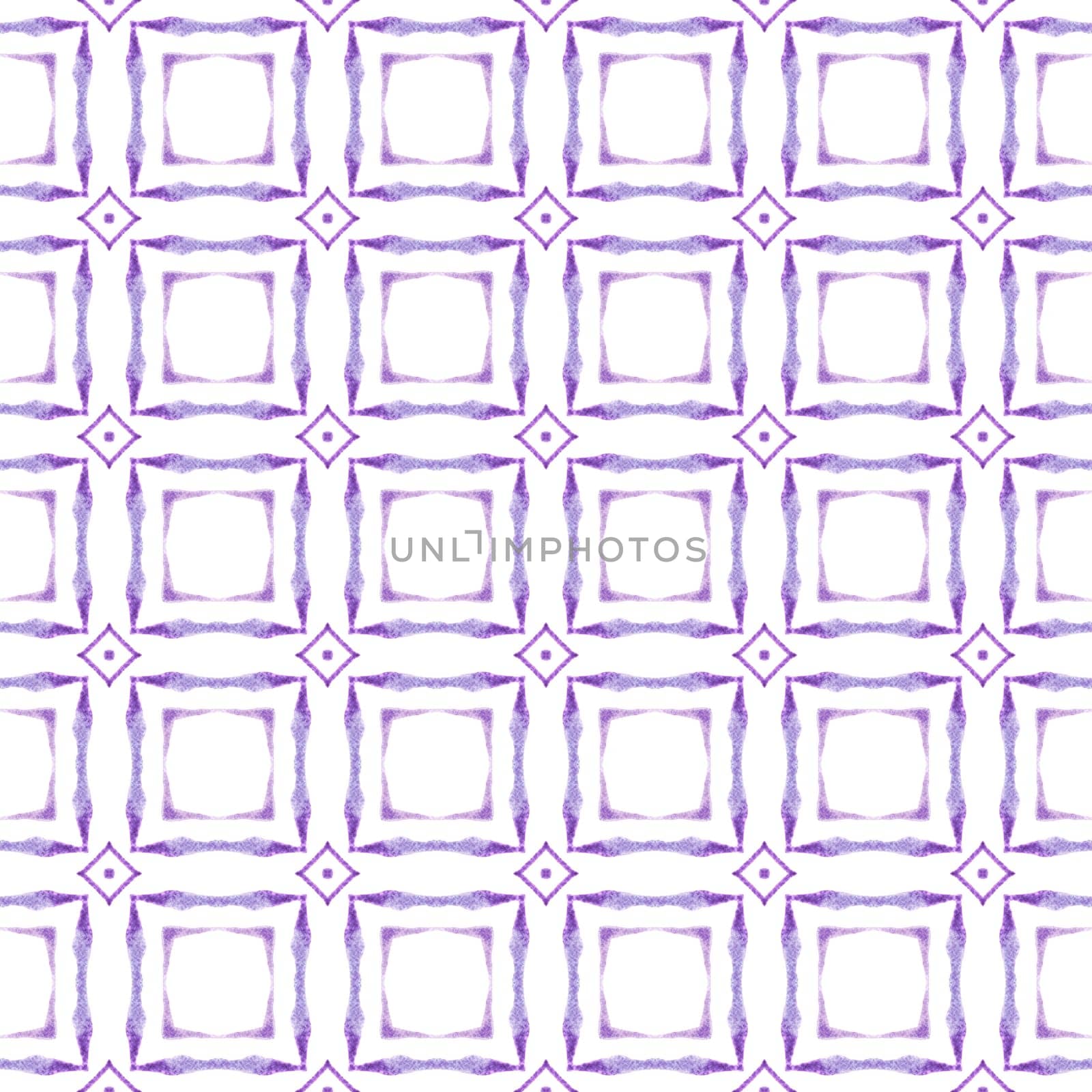 Chevron watercolor pattern. Purple terrific boho chic summer design. Textile ready alive print, swimwear fabric, wallpaper, wrapping. Green geometric chevron watercolor border.