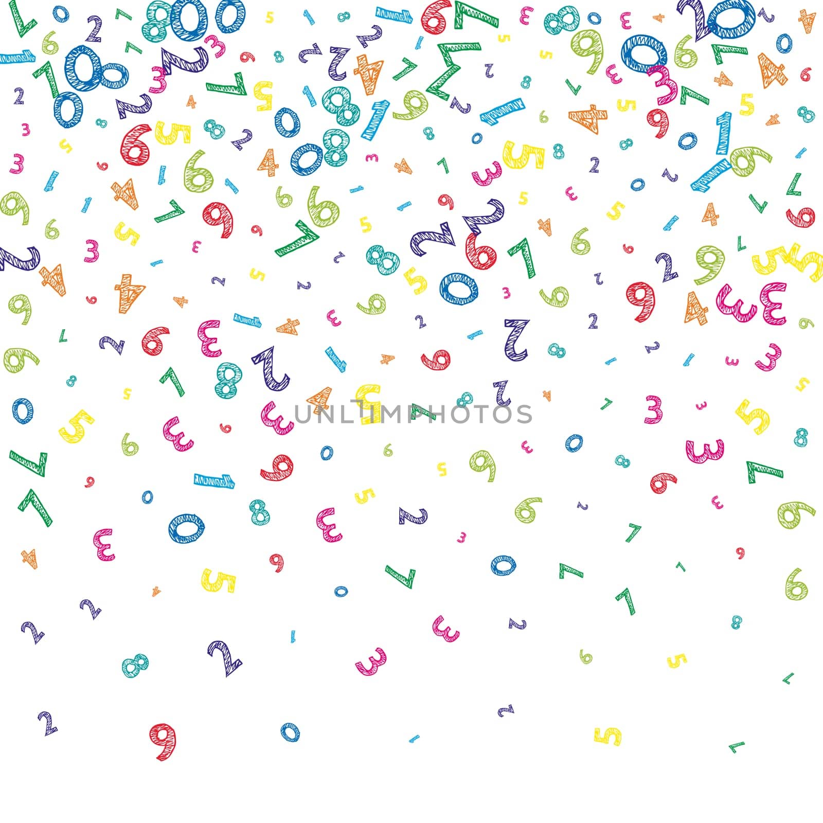 School notebook cover. Colorful childish floating letters of Latin alphabet. Foreign languages study concept. Back to school banner .