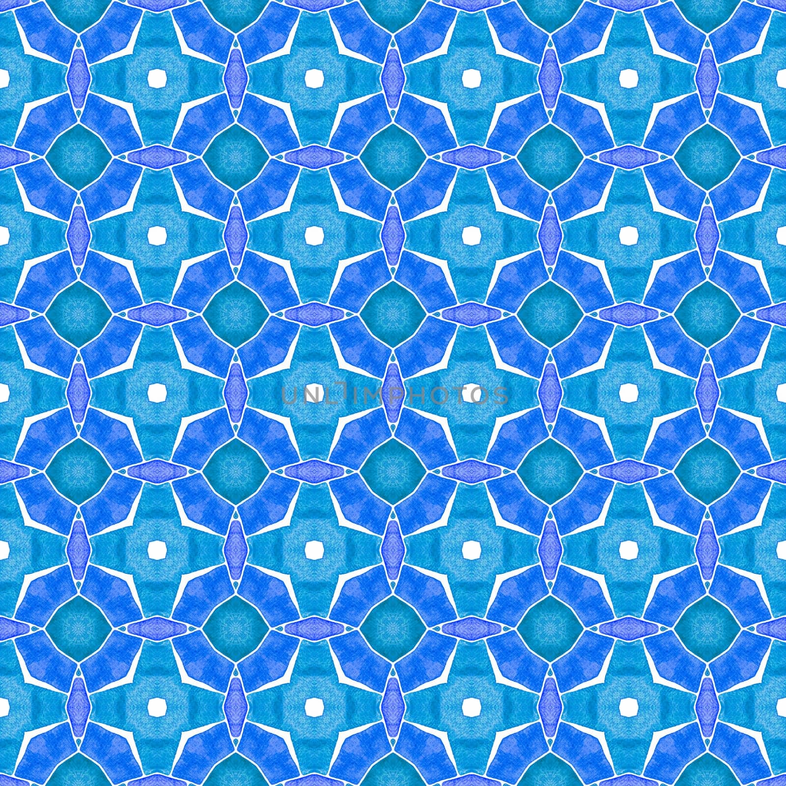 Textile ready tempting print, swimwear fabric, wallpaper, wrapping. Blue ravishing boho chic summer design. Exotic seamless pattern. Summer exotic seamless border.