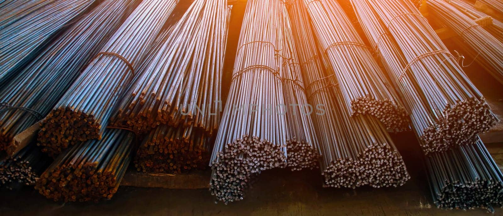 The rebar is used to reinforce concrete structures and is made from a strong type of steel. It is often used in the construction of buildings, bridges, and other structures.