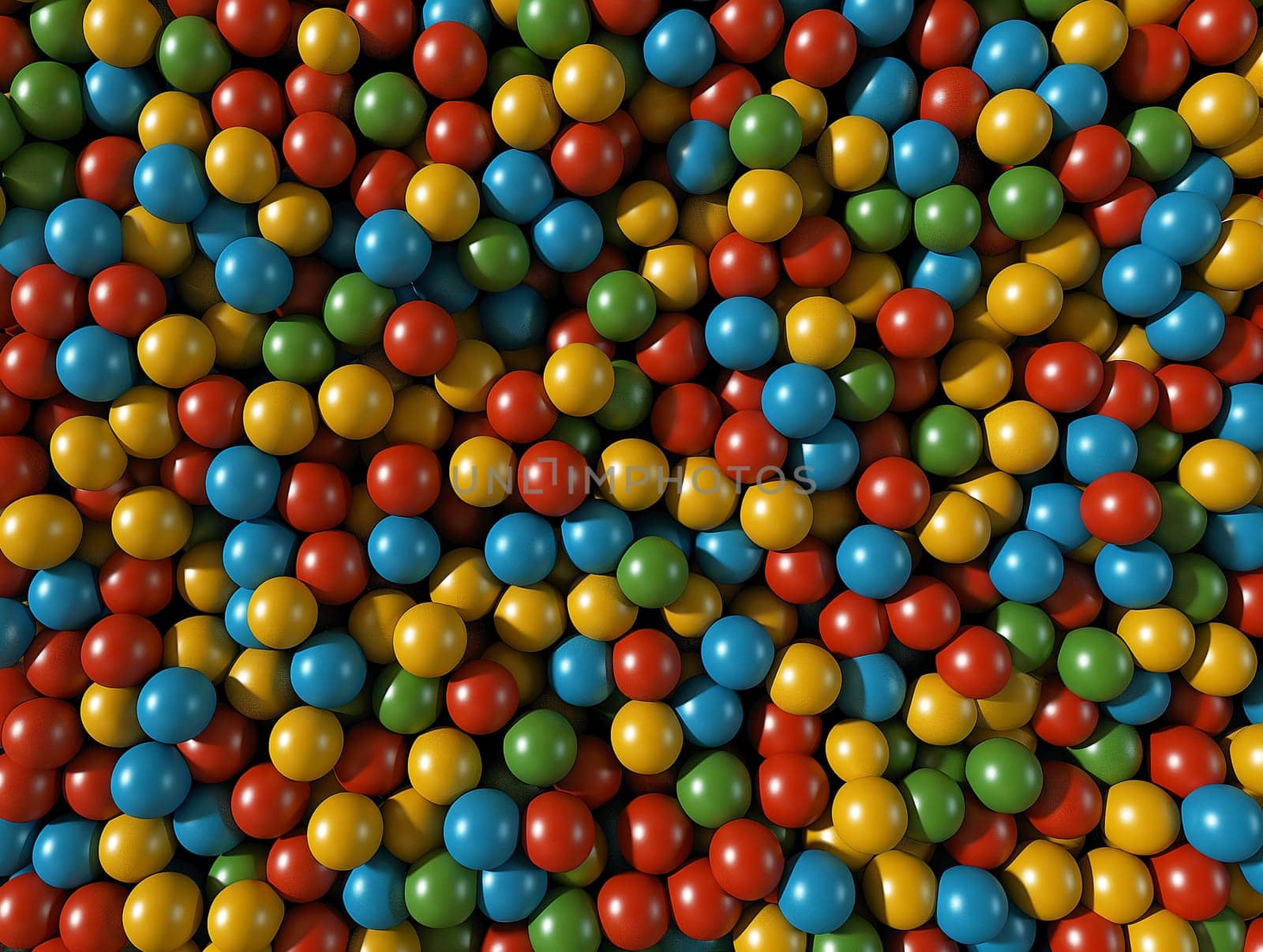 Vibrant multicolor spheres background texture with colorful abstract shapes and artistic design