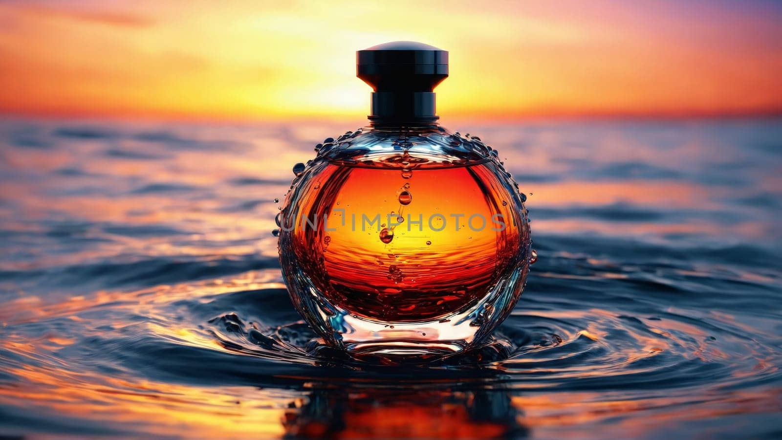 Abstract background with water drops