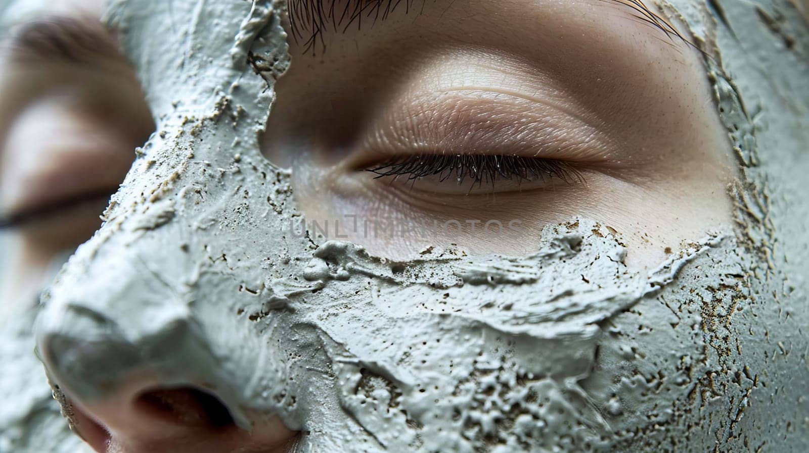 beautiful woman in cosmetic saline solution. Generative AI, cosmetic