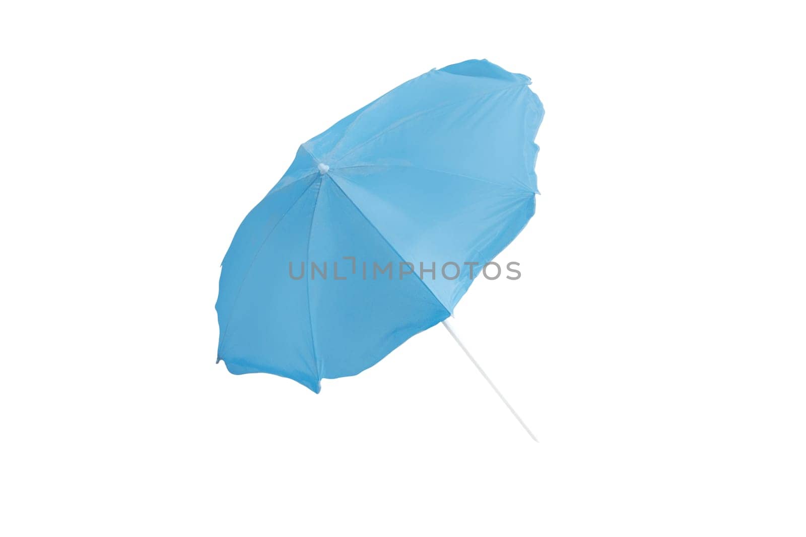 umbrella in flight isolated on white, rest