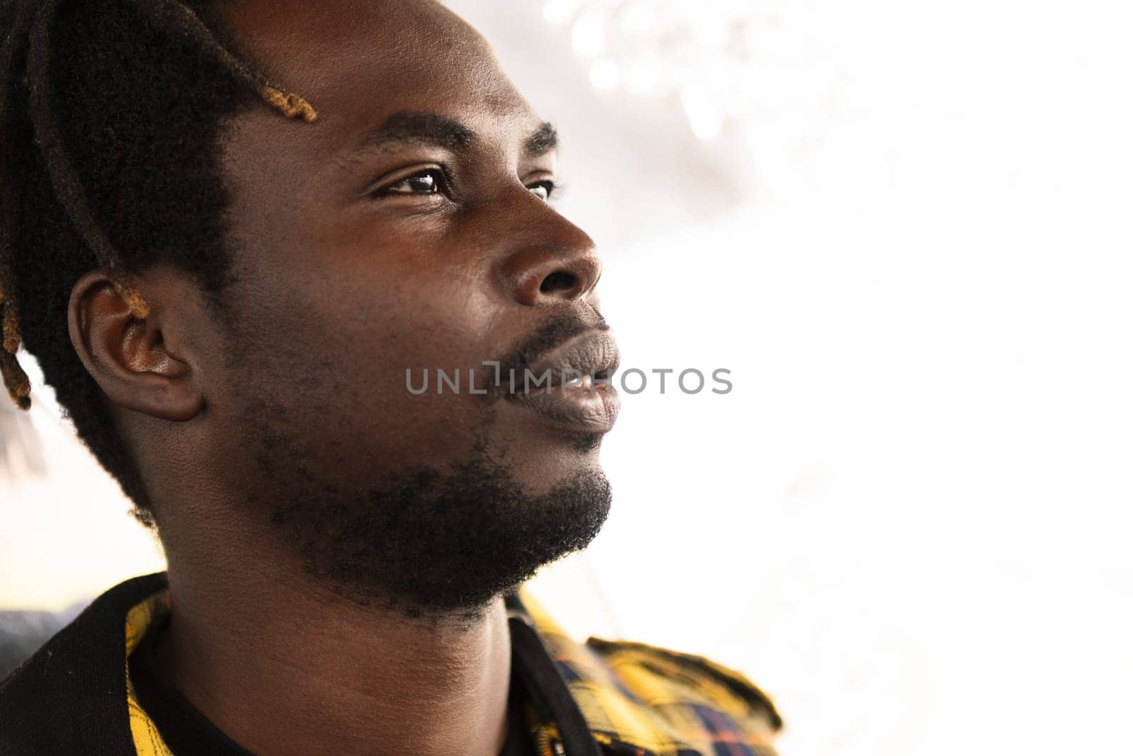 Portrait of an attractive young black man, lifestyle concept