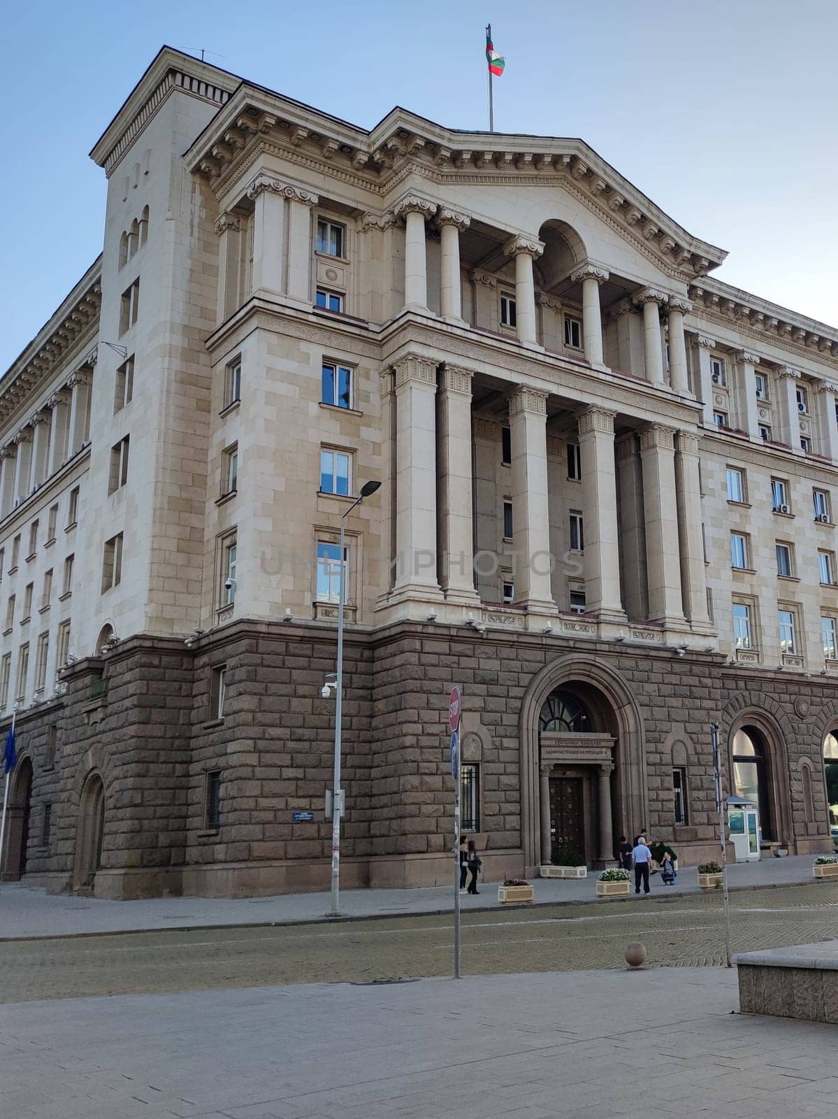 Sofia, Bulgaria - October 21, 2023: building of the Council of Ministers of Bulgaria