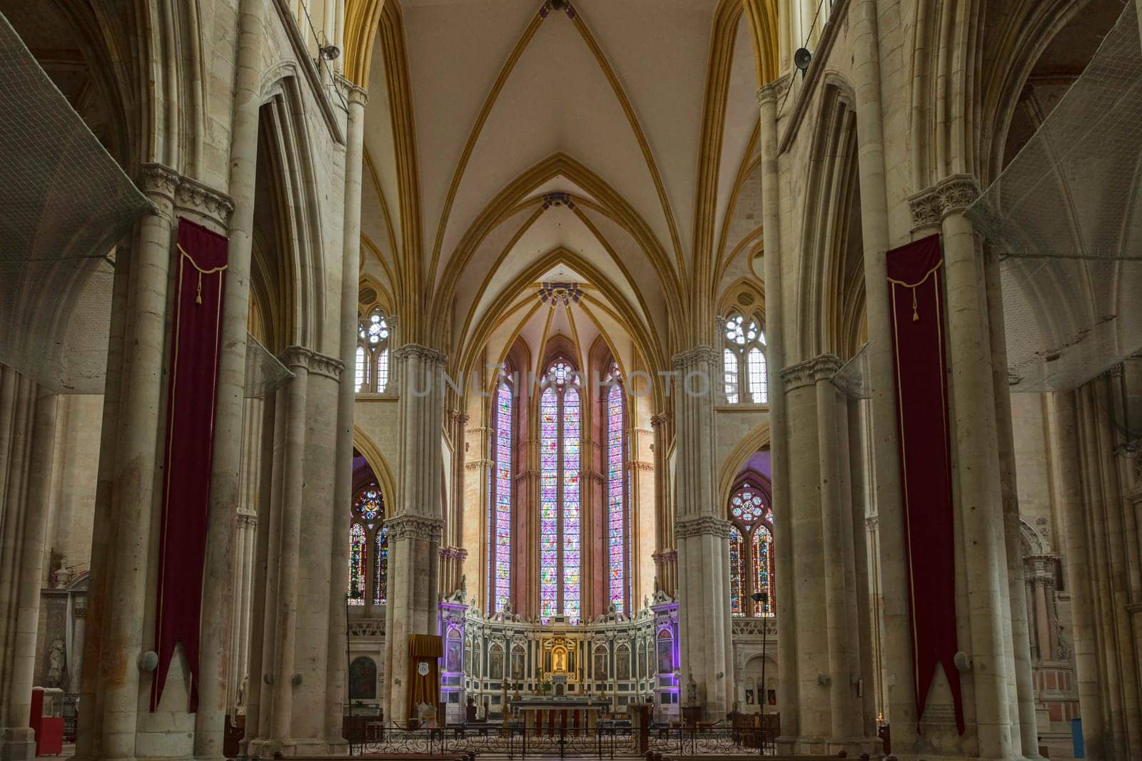 France, Meurthe et Moselle, Toul, Saint Etienne cathedral, the choir and its adjoining chapels