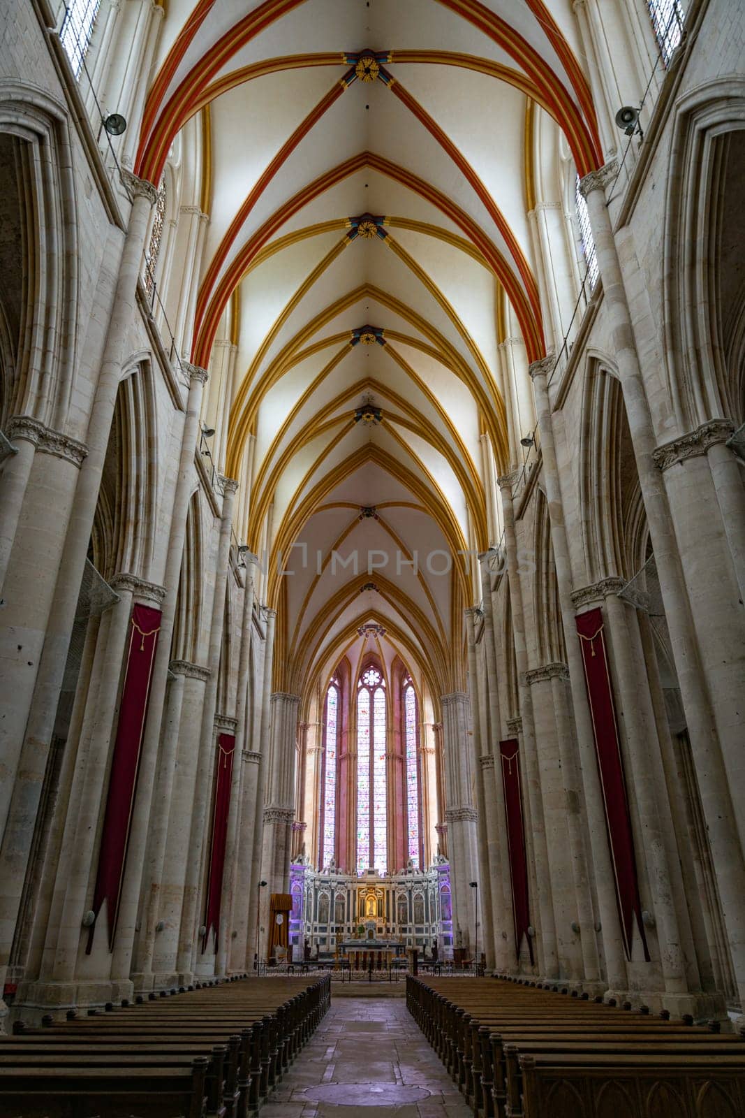 France, Meurthe et Moselle, Toul, Saint Etienne cathedral, the choir and its adjoining chapels