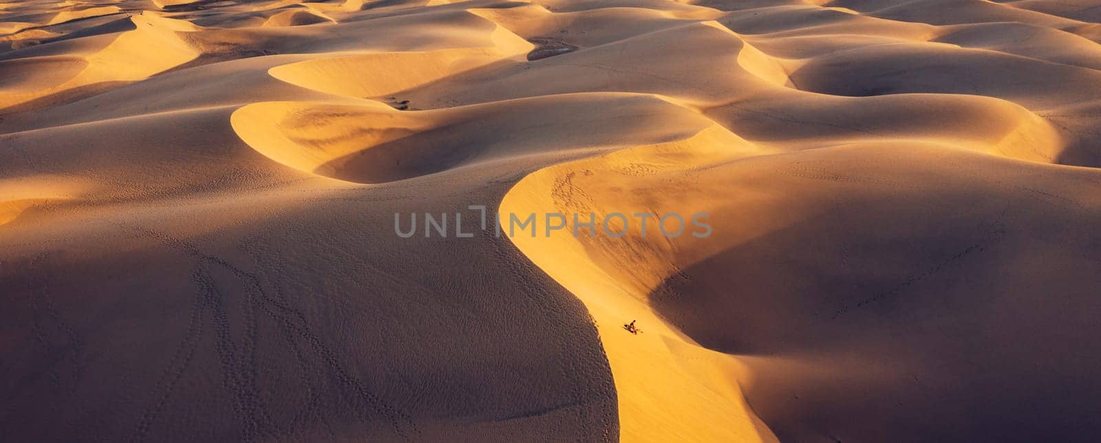 View of the Natural Reserve of Dunes of Maspalomas, in Gran Canaria, Canary Islands, Spain. Beautiful view of Maspalomas Dunes on Gran Canaria, Canary Islands, Spain.
