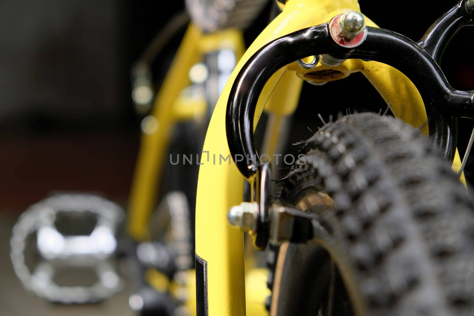 close up image of bmx bike details