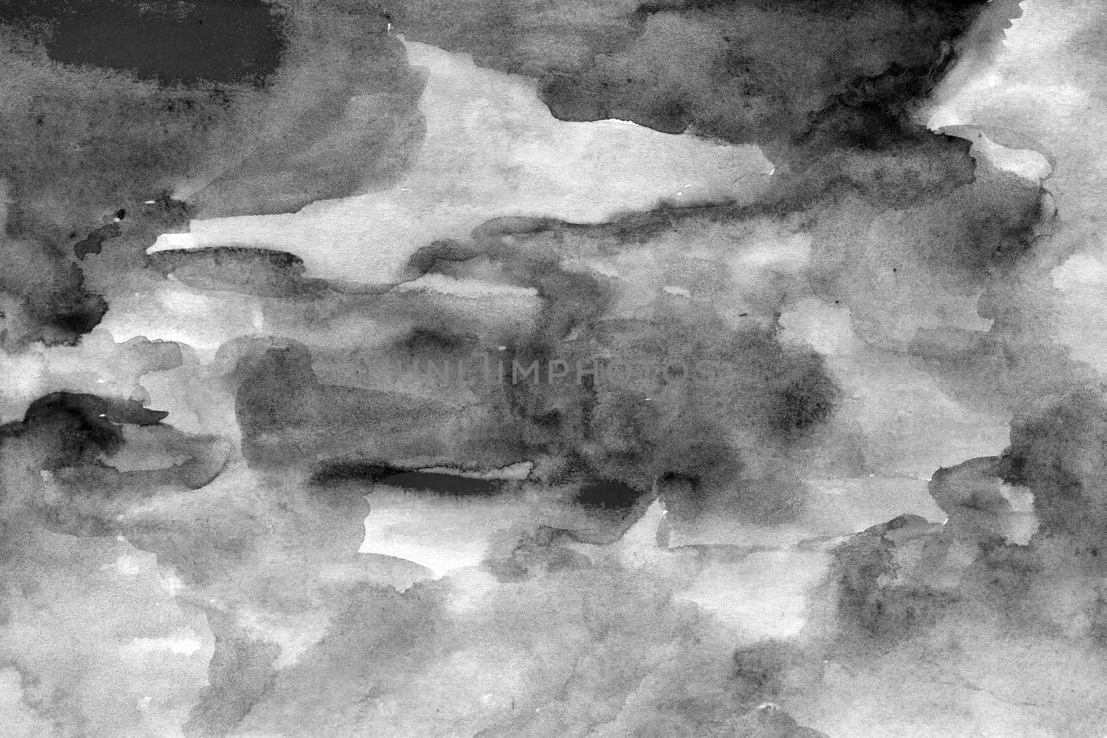 Black and white monochrome watercolor texture
