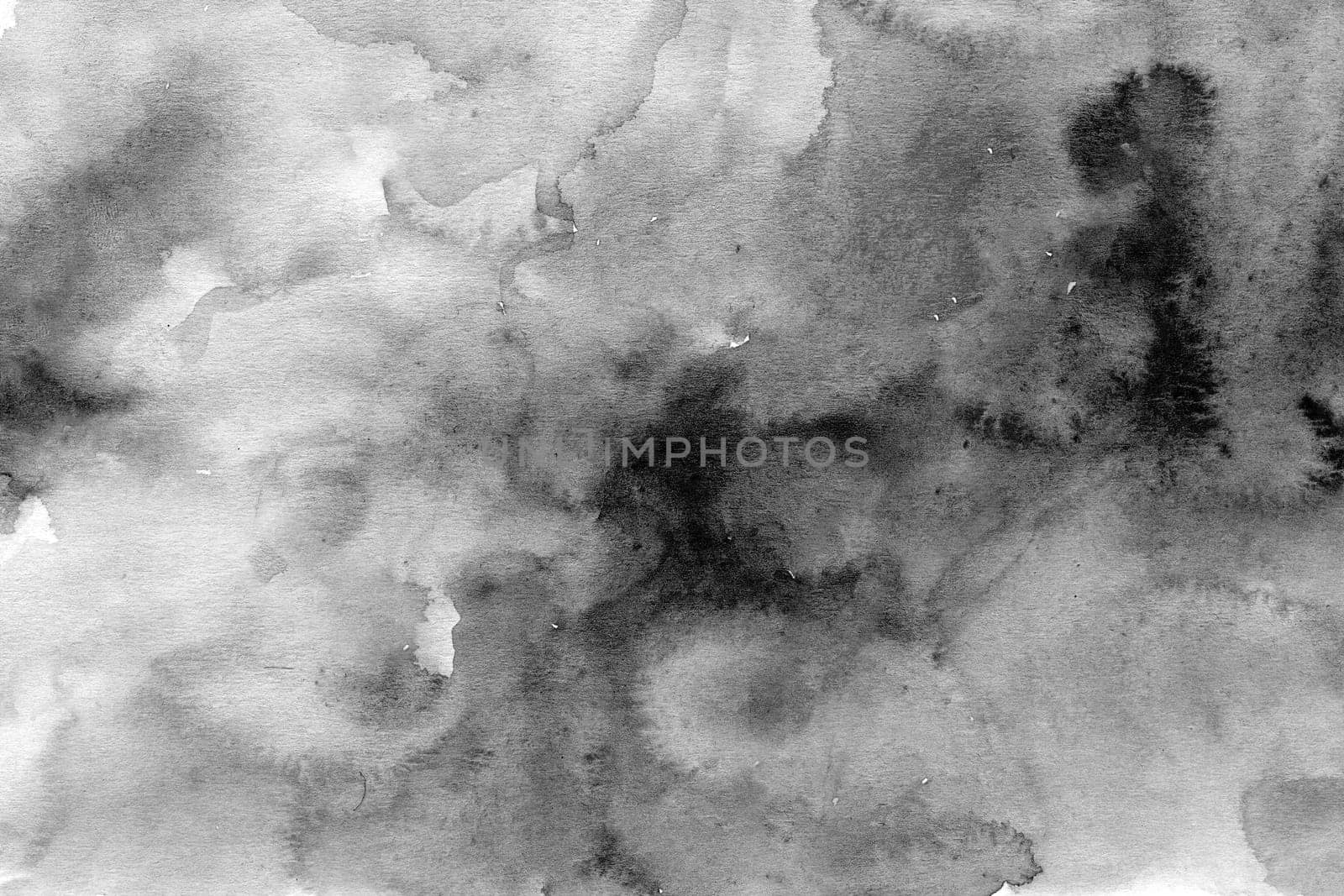 Black and white monochrome watercolor texture