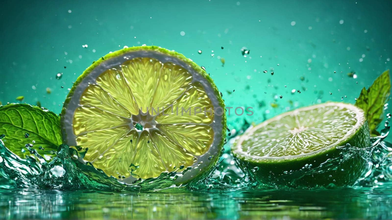 Abstract background with water drops