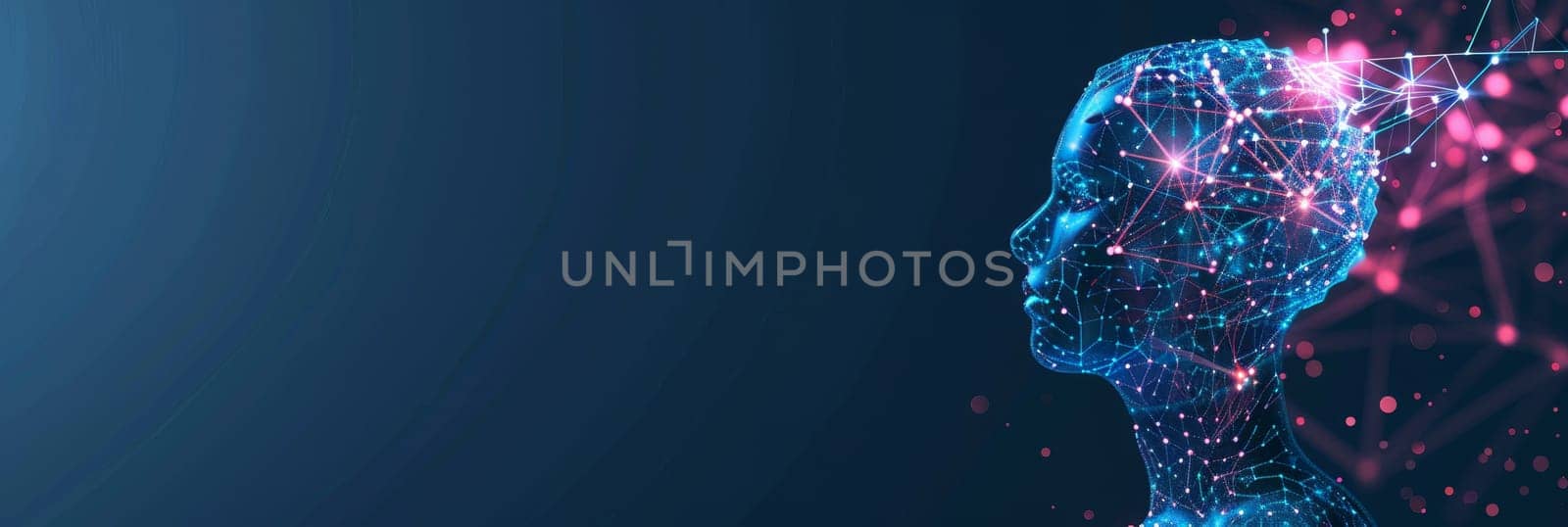 Abstract Ai technology illustrating new concepts in artificial intelligence