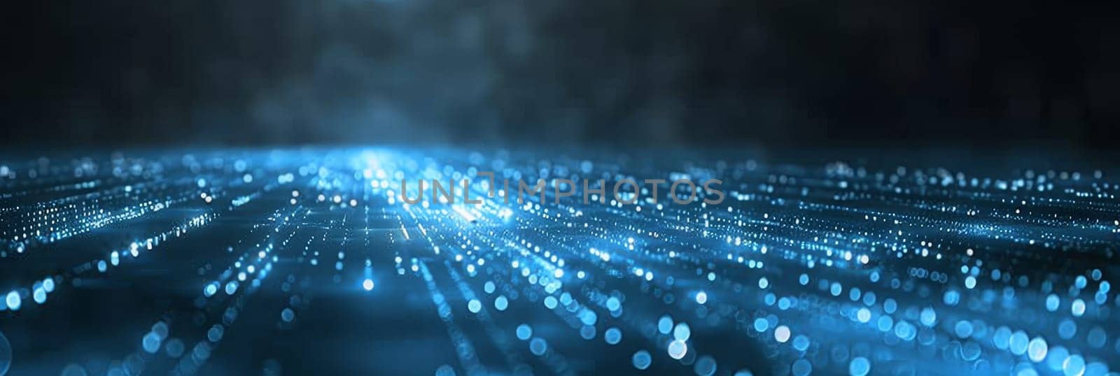 Abstract bokeh background symbolizing innovative artificial intelligence concepts