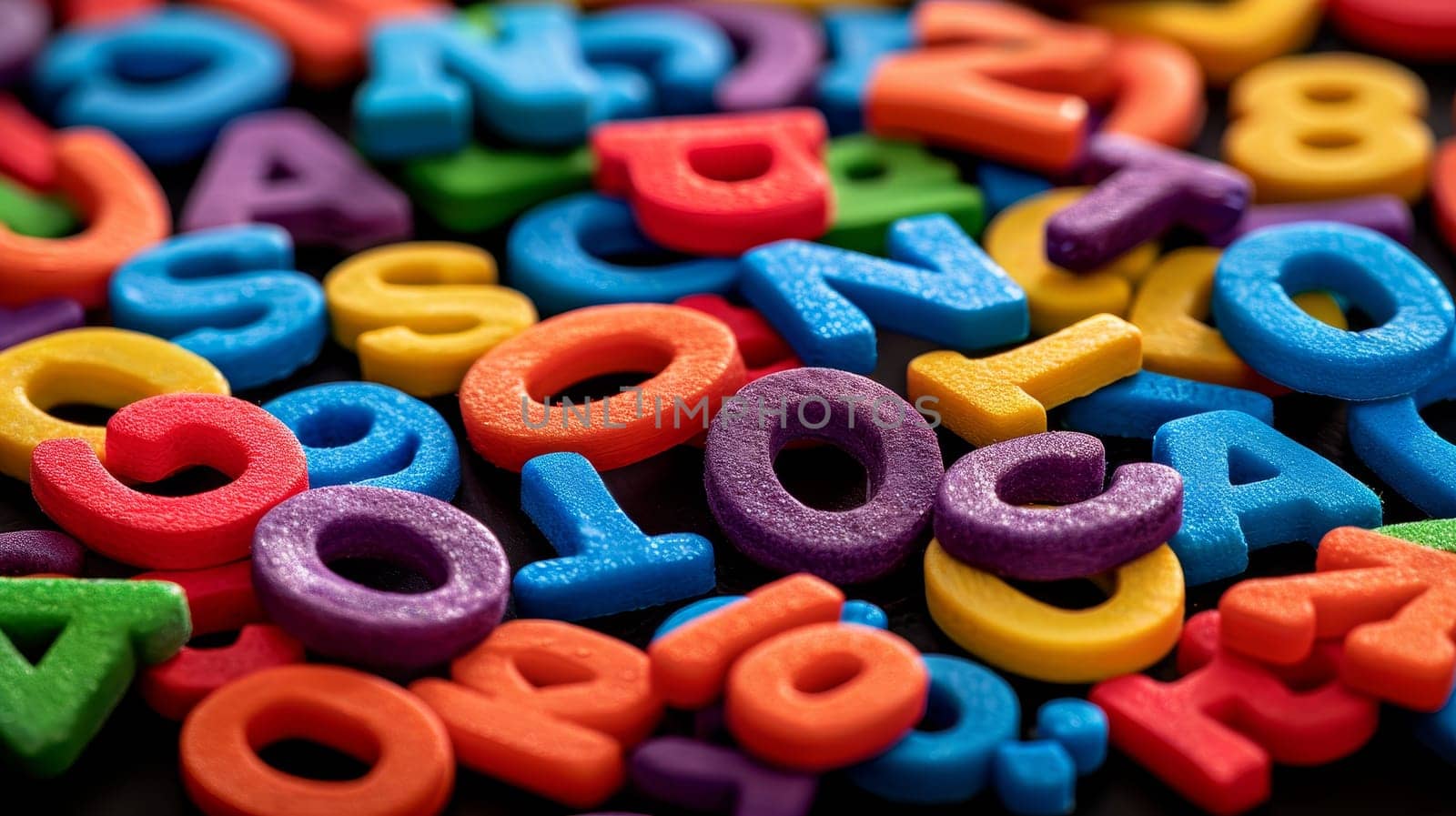 School-themed letters represent start of academic year and educational themes. Back to school